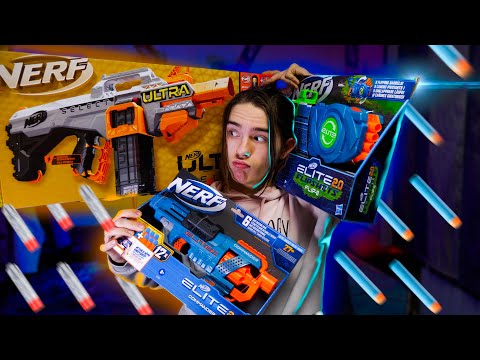 Видео: Распаковка Nerf новинок ultra select и Elite 2.0 Flipshots flip 8 // Дизмон