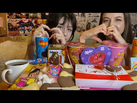 Видео: ❤️ДЕНЬ СВЯТОГО ВАЛЕНТИНА❤️/🍜ЛАПША РОЛЛТОН/ 🍫ШОКОЛАД MILKA/ RAFFAELLO/ ПЕЧЕНЬЕ/ KIT KAT/ МАРШМЕЛЛОУ