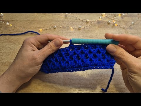 Видео: Плетка "Пчелна пита" , изплетена на една кука