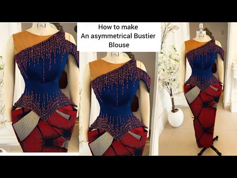 Видео: КАК СДЕЛАТЬ БЮСТЬЕ С АСИММЕТРИЧНОЙ КОКЕТКОЙ #бюстье #как