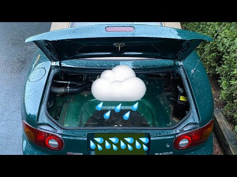 Видео: Вода 💦 в ​​багажнике Miata! Куда она попадает?