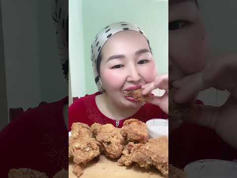 Видео: ASMR CHICKEN курица. Казакша мукбанг #mukbang #asmreating #chicken #kazakhstan