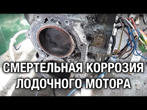 Видео: ⚙️🔩🔧Смертельная коррозия лодочного мотора