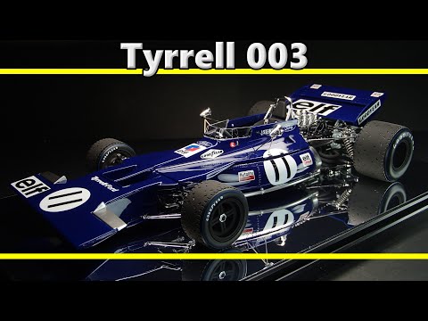 Видео: Tyrrell 003 / EBBRO 1/20 Formula1 / Масштабная модель / F1