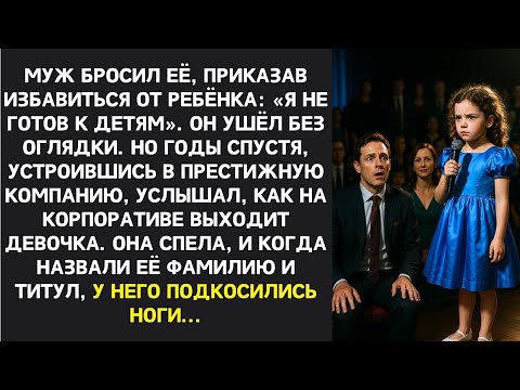 Видео: "Муж требовал избавиться от беременности, но она родила. И вот их дочь поёт на сцене его компании...