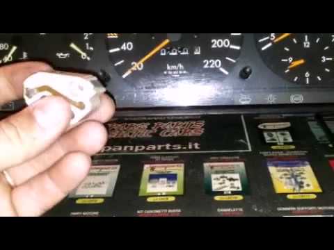 Видео: М.Б W124 E200 ремонт регулировки подсветки.