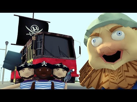Видео: Дядя Страхуев и трамвайные пираты (3D-пародия на Спасаева)