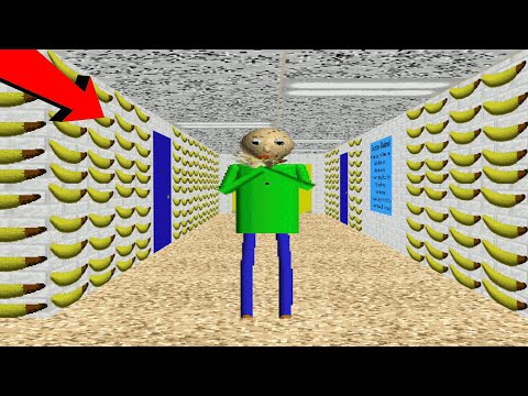 Видео: БАЛДИ З БАНАНОМ — BALDI'S BASICS BUT BALDI LOVES BANANAS