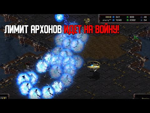 Видео: Старкрафт P VS Z Архоны под арбитром копятся до лимита!