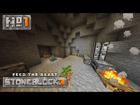 Видео: Начинаем! • № 1 • Minecraft: StoneBlock 3