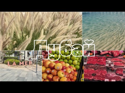 Видео: Путешествую одна☆ Дубай☆ Пляж La Mer☆ Цены в супермаркете 