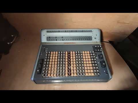 Видео: Арифмометр Mercedes R44SM - обзор возможностей