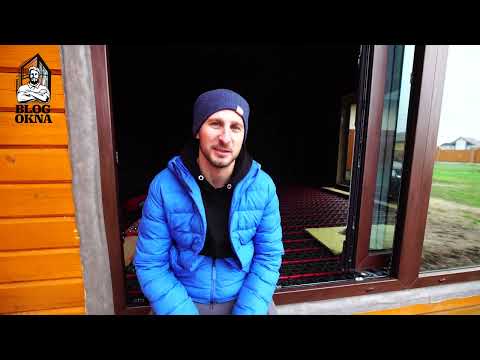 Видео: Панорамные окна в баню,