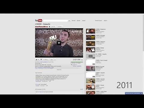 Видео: Как выглядел Ютуб в 2005м? 2005-2019. Самое первое видео на Youtube.