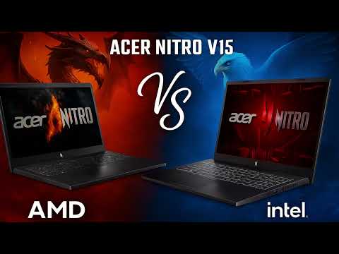 Видео: Сравнение Ноутбуков ACER Nitro V15 ANV15-41 vs ANV15-51!  Ryzen 5 7535HS vs Intel i5 13420H.