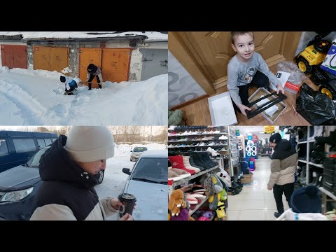 Видео: ЧТО мы делали в ВЫХОДНОЙ день Приехали в гораж,  купили кухонный стол и т.д