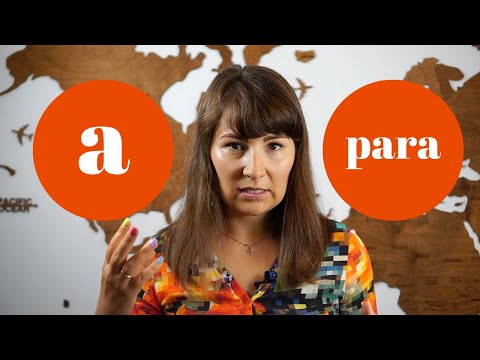 Видео: Португальские предлоги: a и para