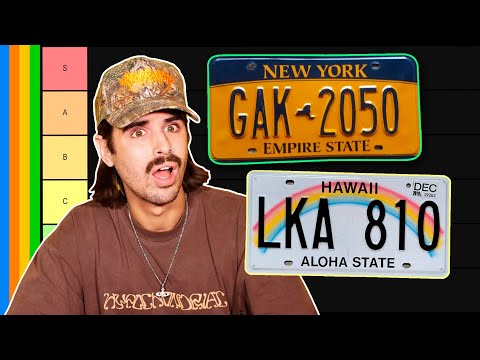 Видео: Рейтинг всех 50 номерных знаков штатов США