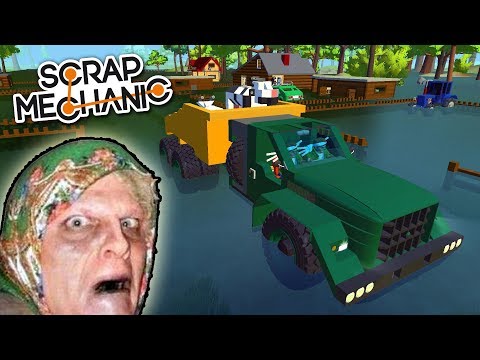 Видео: В БАБКИНОЙ ДЕРЕВНЕ НАВОДНЕНИЕ !!! МУЛЬТИК в Scrap Mechanic !!! СКРАП МЕХАНИК !!!