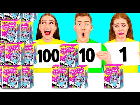 Видео: 100 Слоев Еды Челлендж | Секреты и Гаджеты для Кухни от Fun Fun Challenge