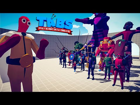 Видео: САЙТАМА ПРОТИВ ВСЕХ СУПЕРГЕРОЕВ! ➤ Totally Accurate Battle Simulator