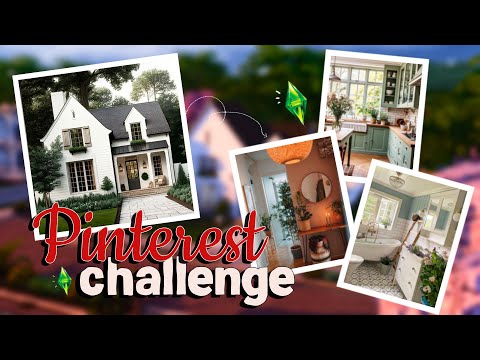 Видео: ДОМ по РАНДОМНЫМ КАРТИНКАМ из PINTEREST | The Sims 4