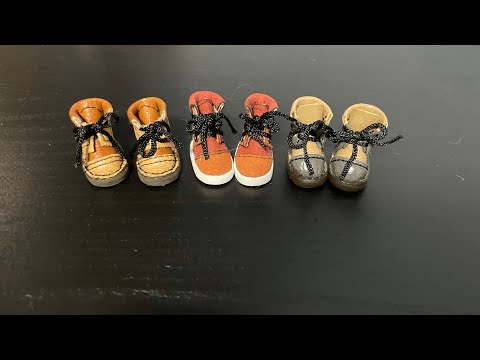 Видео: Ботинки для куклы на колодке и без колодки | Shoes for dolls with and without a shoe