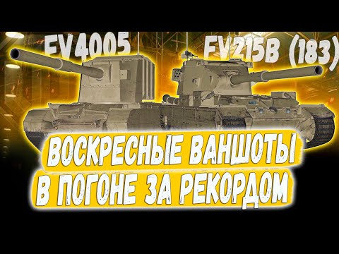 Видео: ВОСКРЕСНЫЕ МЕГА ВАНШОТЫ 😏 В ПОГОНЕ ЗА РЕКОРДОМ НА FV4005 | FV215b (183)