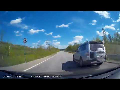 Видео: До поворота на Териберку и обратно 25-06-2022 (timelapse 4x)