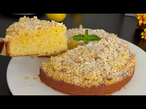 Видео: Мягкий, ароматный, хрустящий: лимонный пирог, которого вы никогда не пробовали 😋👌