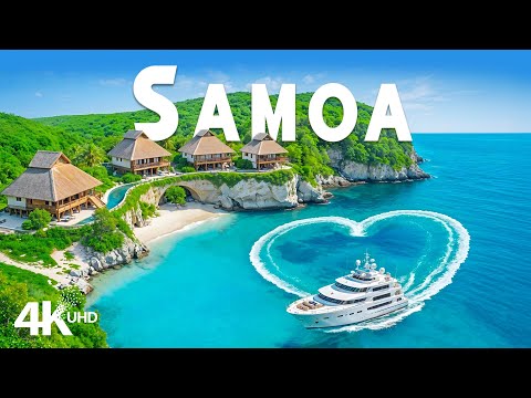 Видео: Samoa 4K — яркий тропический рай и живописные виды океана с глубоким хаус-чиллом