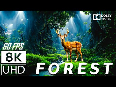 Видео: ЛЕС – живописный фильм для релаксации – 8K (60 кадров в секунду) видео UltraHD