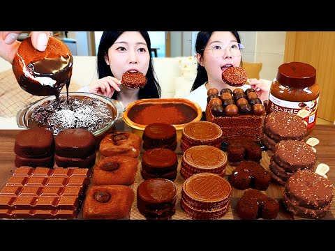 Видео: ASMR MUKBANG| Шоколадные десерты! Мороженое, брауни, фондю, торт, пирожные «Мальтизерс», джем.