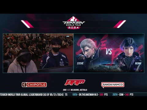 Видео: Лоухай (Стив/ДР) против Ягами (Рейна/ЭД) TWT 2024 - Battle Arena Melbourne 2024: Финал лузеров