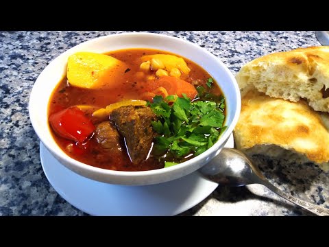 Видео: Узбекская шурпа 🌟 Съедается подчистую!!! 🌟 Uzbek shurpa
