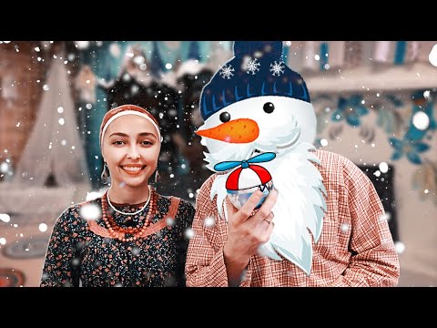 Видео: Рождественские игры для детей. Игра "Воздушный снежок"