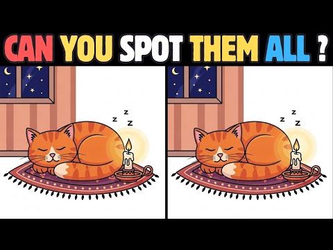 Видео: Найдите 3 отличия на каждой из этих 15 фотографий! ⚡👀 #333