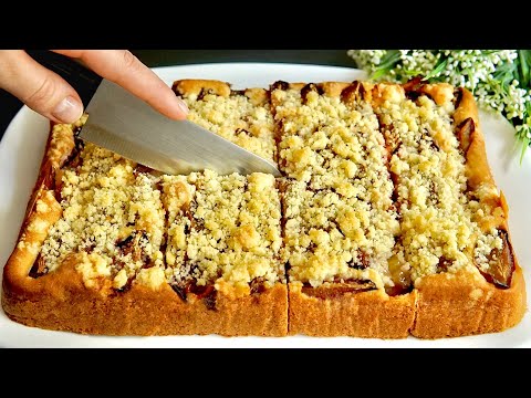 Видео: Сливовый торт 😋, который тает во рту! Просто и вкусно! Рецепт за 15 минут.