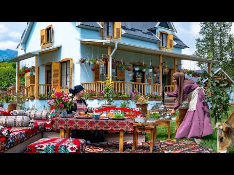 Видео: 🌻 Традиционный деревенский завтрак с мамой. Спокойное утро в азербайджанской деревне.