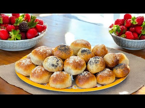 Видео: Вкусные булочки с разными посыпками. Смотрите, повторяйте, наслаждайтесь.