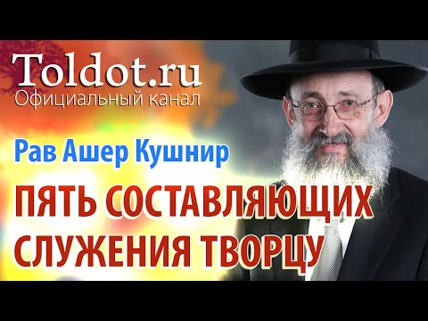 Видео: Рав Ашер Кушнир. Пять составляющих служения Творцу. Месилат Йешарим 5