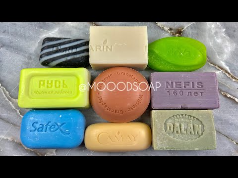 Видео: ASMR soap | Резка сухого мыла | Cutting dry soap | Carving soap | No talking