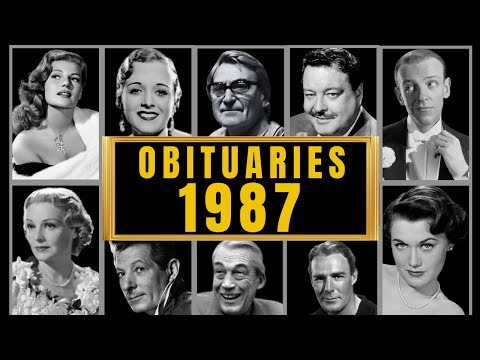 Видео: Знаменитости Голливуда, которых мы потеряли в 1987 году — Некролог 1987 года — Эпизод 1