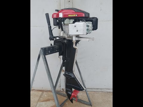 Видео: Выхлоп в воду на лодочный гибрид нового образца