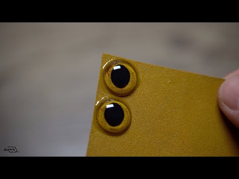 Видео: Супер простой способ сделать глаза кота【Sophie Wool】