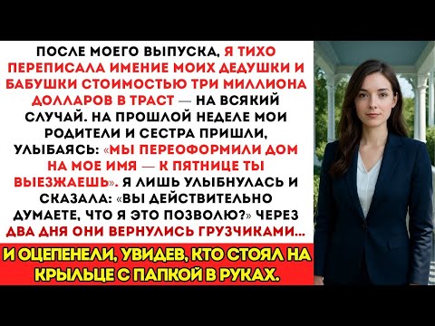 Видео: После выпуска я тихо перевёла состояние бабушки и дедушки в 3 миллиона долларов в траст — на всяк