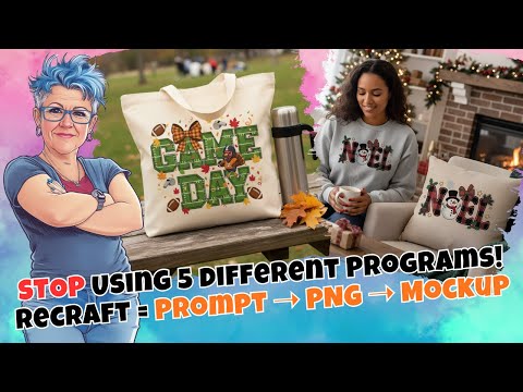 Видео: ХВАТИТ использовать 5 программ! Recraft = Prompt ➡️ PNG ➡️ Mockup