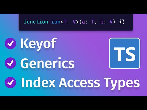 Видео: Typescript - Generics, Index Access Types, Keyof на простом примере