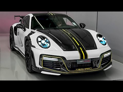 Видео: Porsche 911 Turbo S 2024 года от TECHART — дикий суперспорткар!