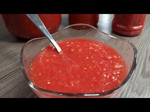 Видео: Помидордон татымал // дубль2 Таластын чертополоху. Приправа на зиму из помидоров
